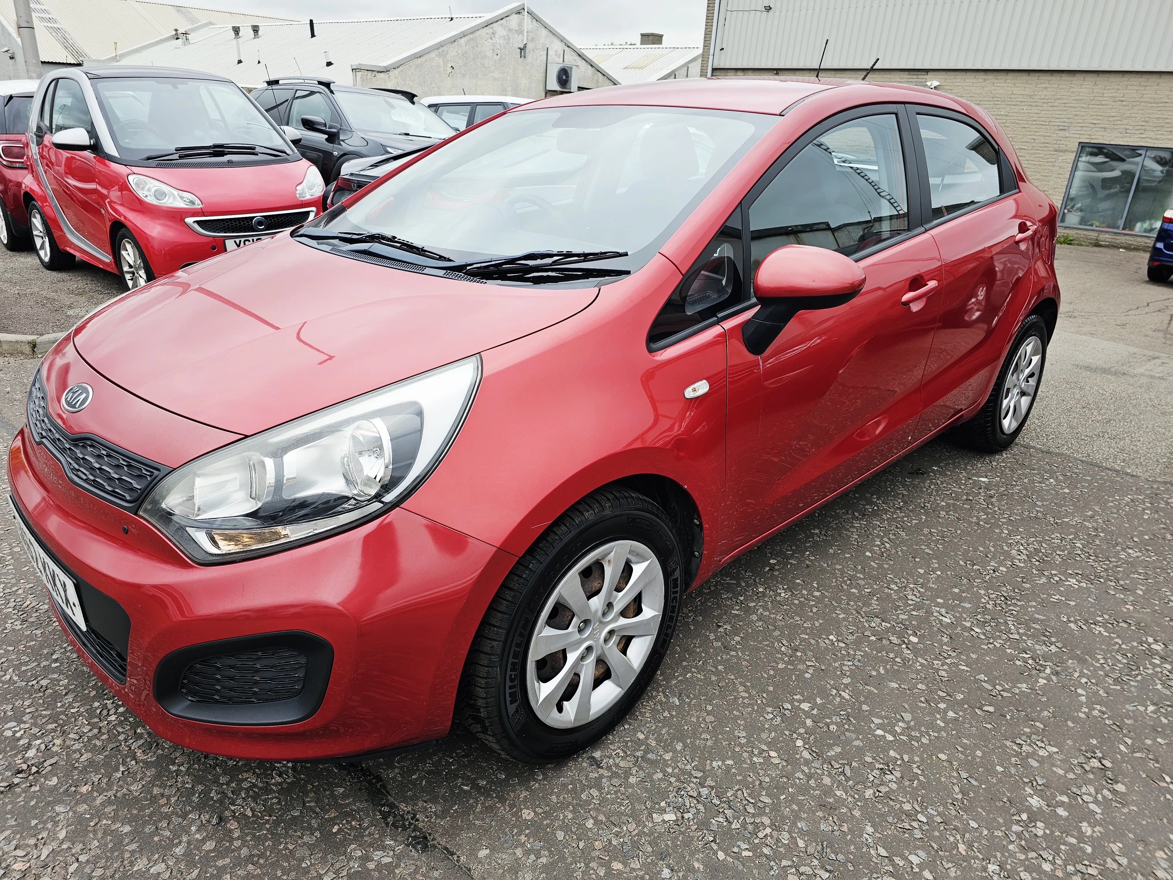 54k miles! 2013 Red KIA RIO 1 Air Ecodynamics CRDI,1.1L Diesel.MOT December 2026.5Dr.£20 Tax.FSH.1 Owner £3495