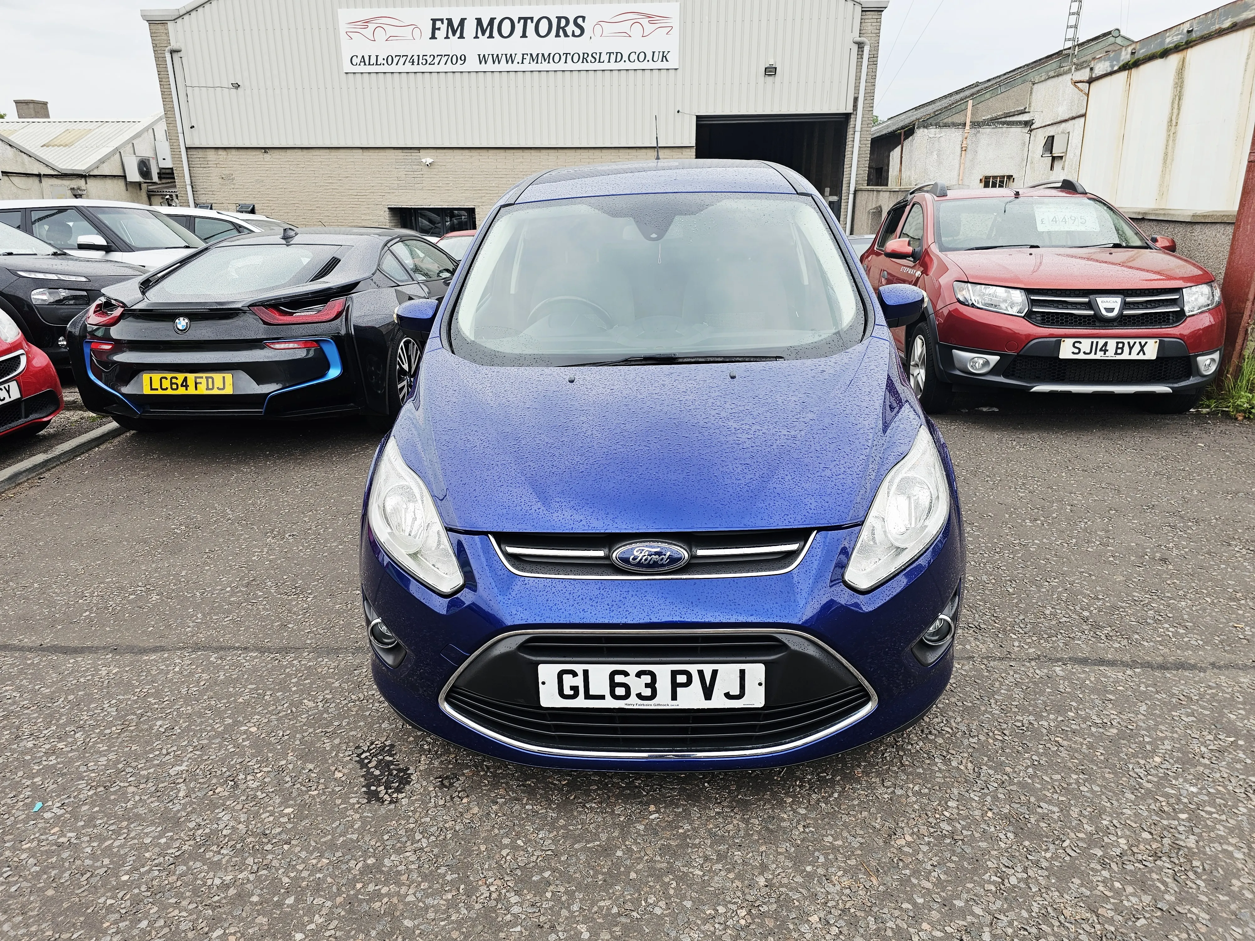 Automatic! 7 Seaters! 59k Miles! 2014 Blue Ford Grand C-Max Titanium TDCI, 2L Diesel.MOT June 2027.5Dr £4995