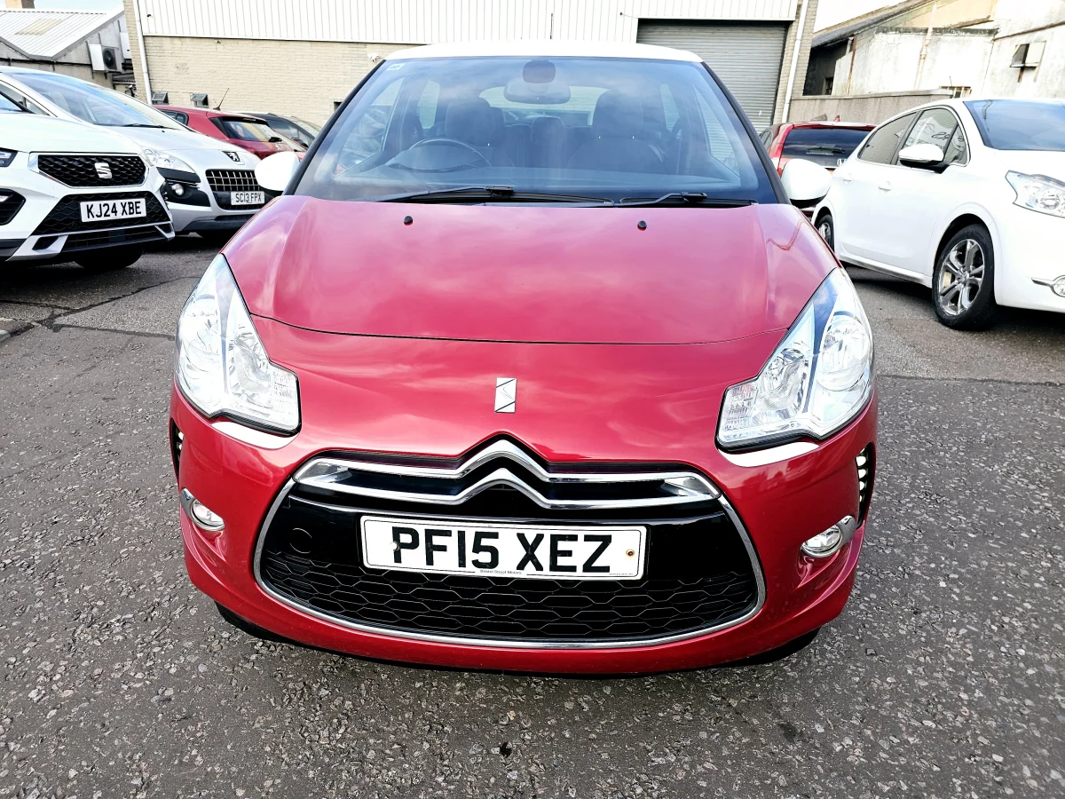 2015 Red DS3 Dstyle Ice Dsign,1.6L Diesel.MOT April 2027.£20 Tax.FSH.63k Miles £3995   